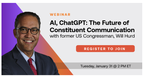 Political Campaigns Webinar with Will Hurd
